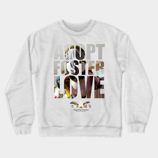 Adopt Foster Love! Ms. Doodle Bugs! Crewneck Sweatshirt by HappyWings